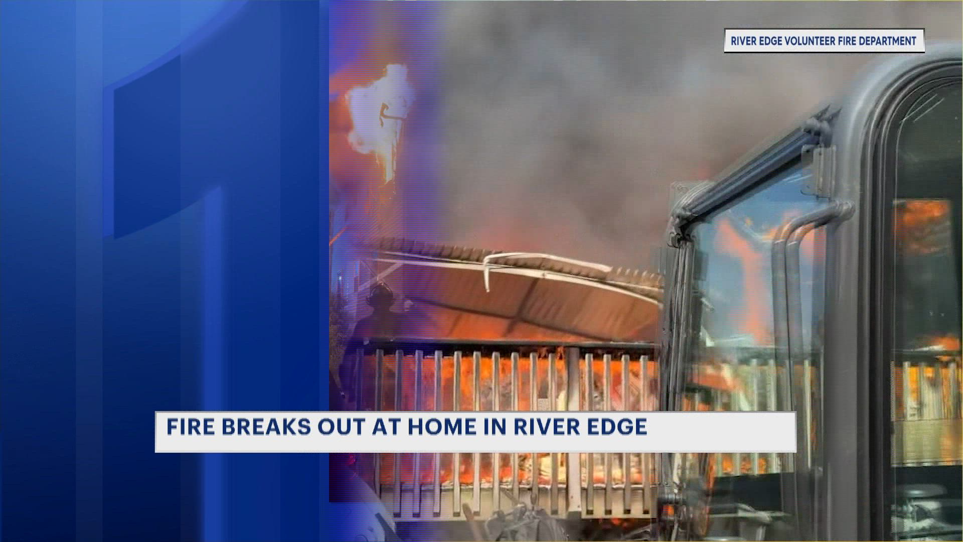 News 12 | New Jersey | Wyckoff Home Consumed By Flames As