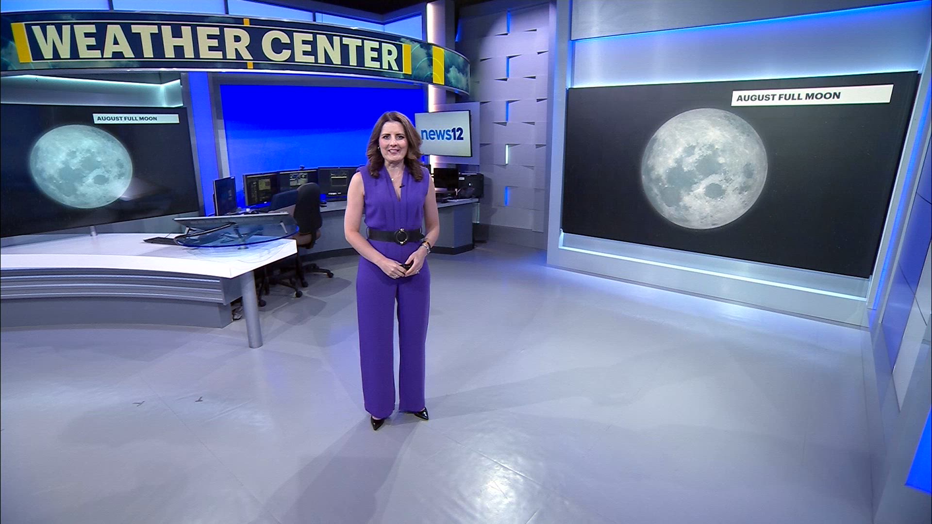 News 12 | New Jersey | Rare Blue Supermoon Graces The Night Sky On